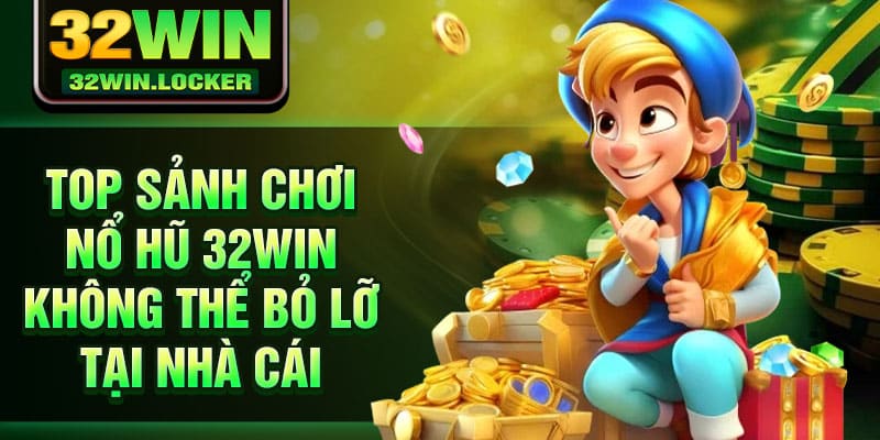 Nổ Hũ 32Win 3 Top sảnh chơi nổ hũ 32Win không thể bỏ lỡ tại nhà cái